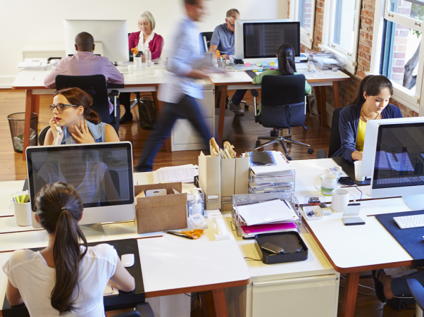 Sevaan Group Industrial revolution Employees working in the office