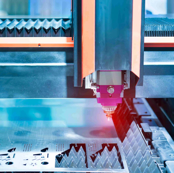 Sevaan Group - all about Laserc cutting Machine cutting a steel