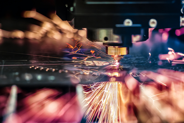 Laser cutting of metal, modern industrial technology