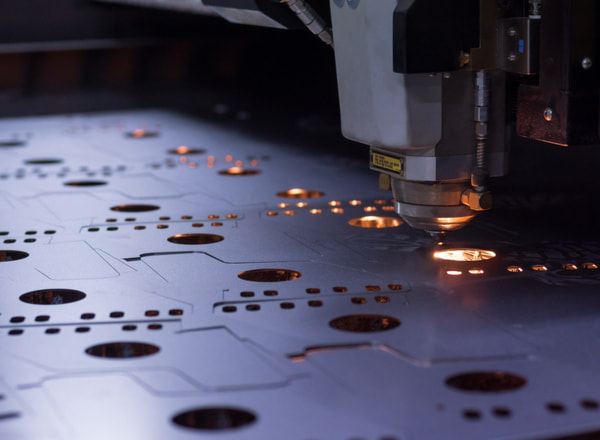 Laser machine cutting of sheet metal